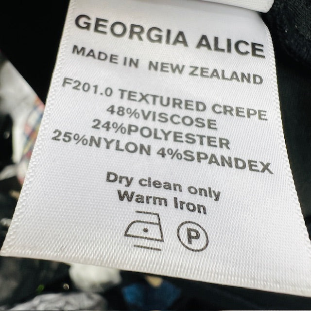 GEORGIA ALICE / textured crepe skirt / 10 / made in nz (3896075967756051346)