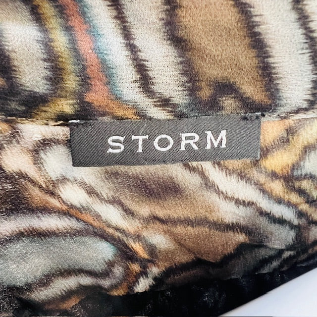 STORM / NICKS PRINT SHIRT DRESS / M/L (3896160642984729109)