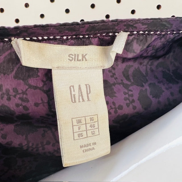 GAP / pure silk dress / 16 (3896160656500136932)