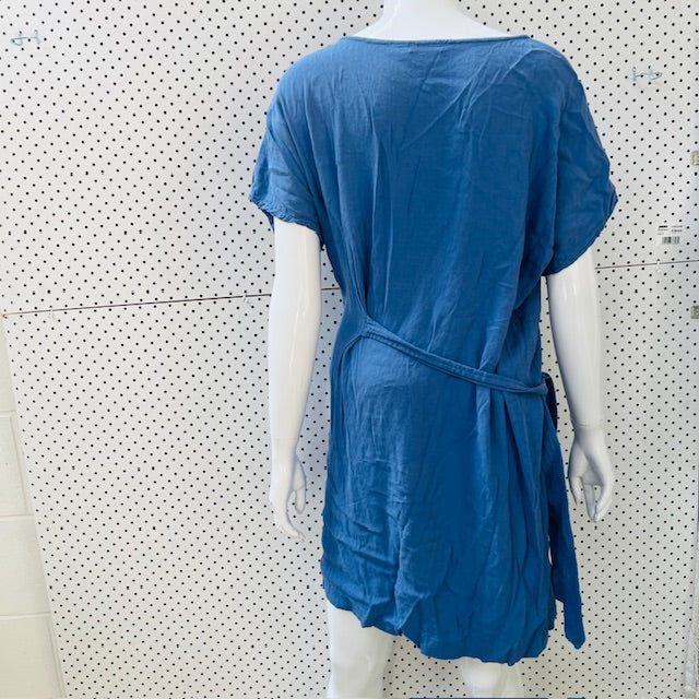 LIAM / blue dress / 12 / made in nz (3896160699089760493)
