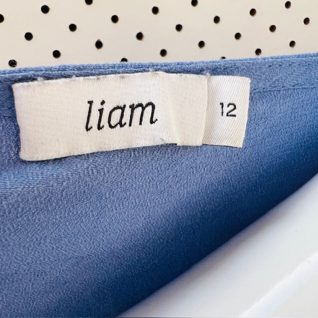LIAM / blue dress / 12 / made in nz (3896160700862471316)