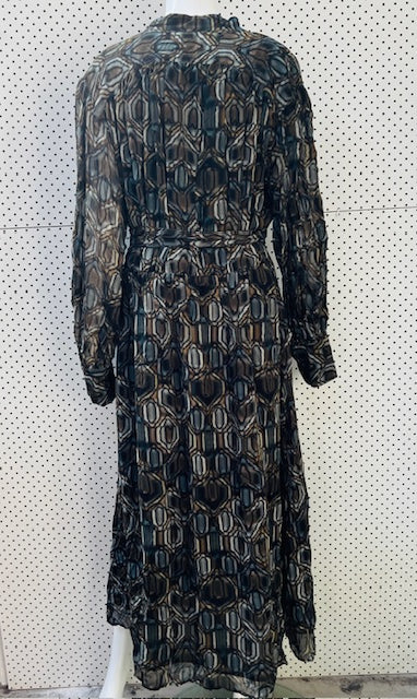 STORM / NICKS PRINT SHIRT DRESS / M/L (3896195459870832788)
