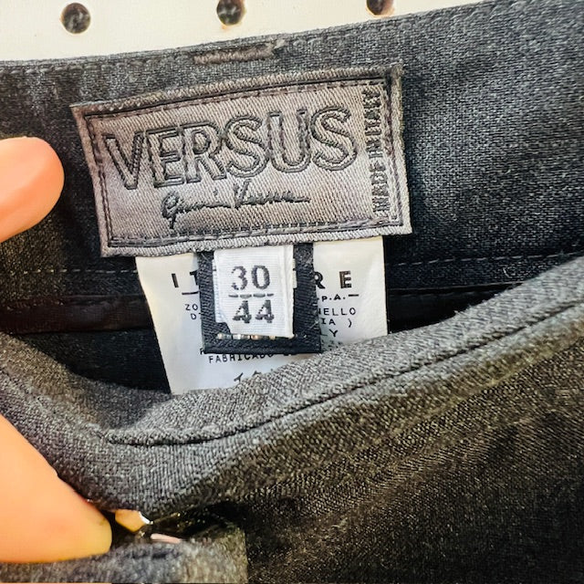early 2000s vintage / VERSACE / wool pants / s / made in italy (3896507622449876448)