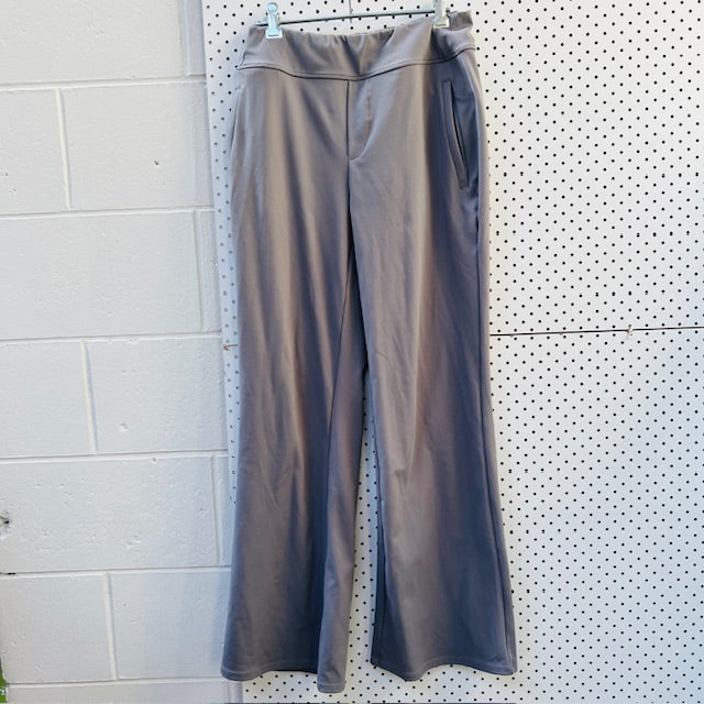 HALARA / grey stretchy pants / m (3896507684157345989)
