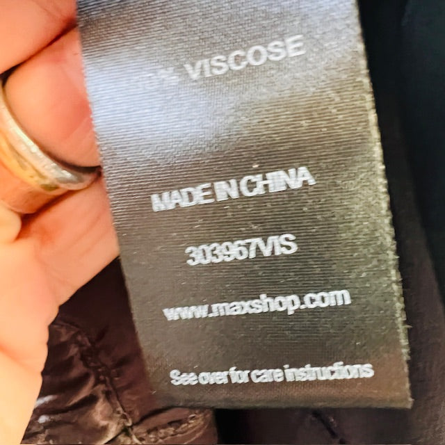 MAX / black satin cargo joggers / 12 (3896507686787366737)