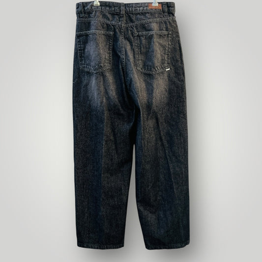 FIRETRAP / black denim barrel jeans / 14 (3896515804664844185)