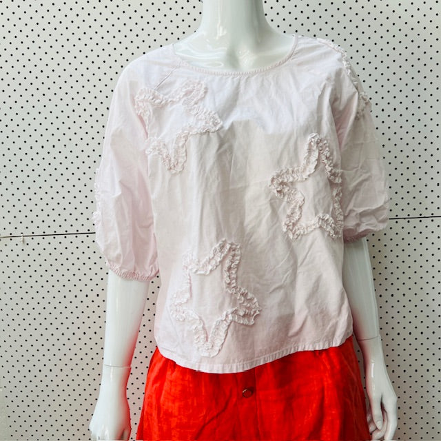 GORMAN / pale pink star top / 10 (3896605826208546187)