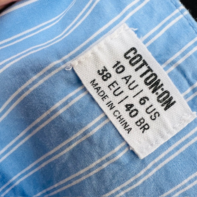 bubble skirt / workshirt blue / s (3896605846038961236)