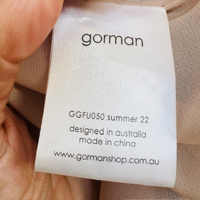 GORMAN / cross check pleated skirt / 10 (3896605893191062876)