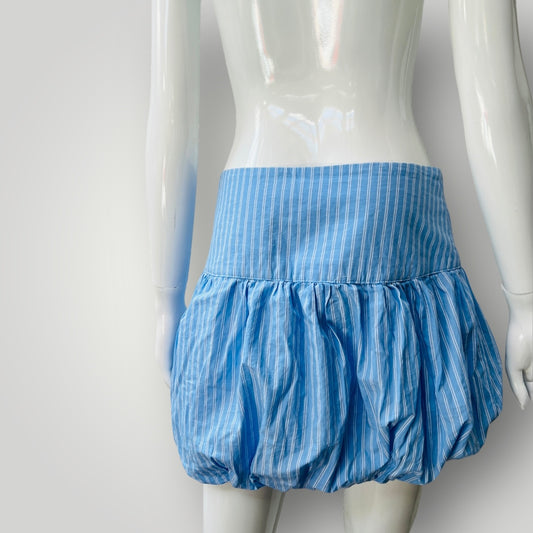 bubble skirt / workshirt blue / s (3896606035242504098)