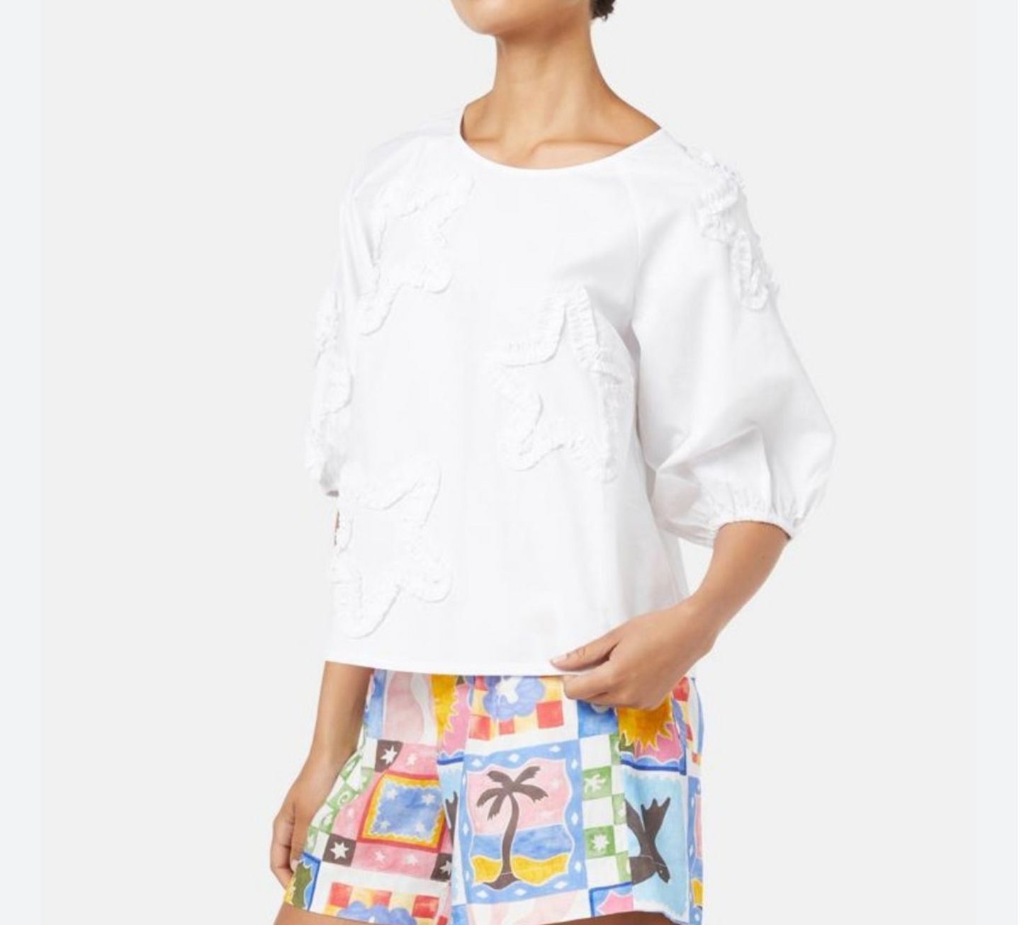 GORMAN / pale pink star top / 10 (3896607464788305483)