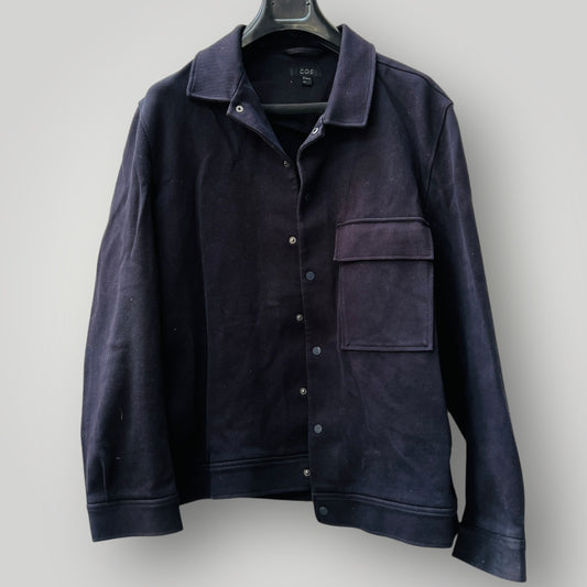 COS / blue men's casual jacket / L (3896696285390367425)