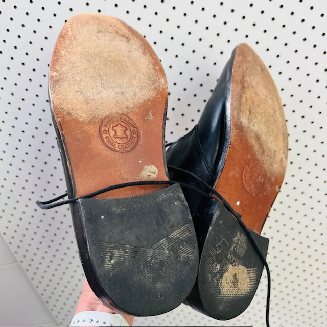 HARRYKSON LONDON / black leather desert boots / 43 (3897133004624610151)