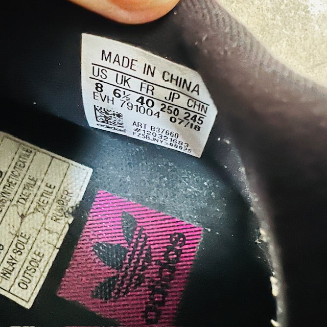 adidas originals / prophere in black + pink / 40 (3897133028294110550)