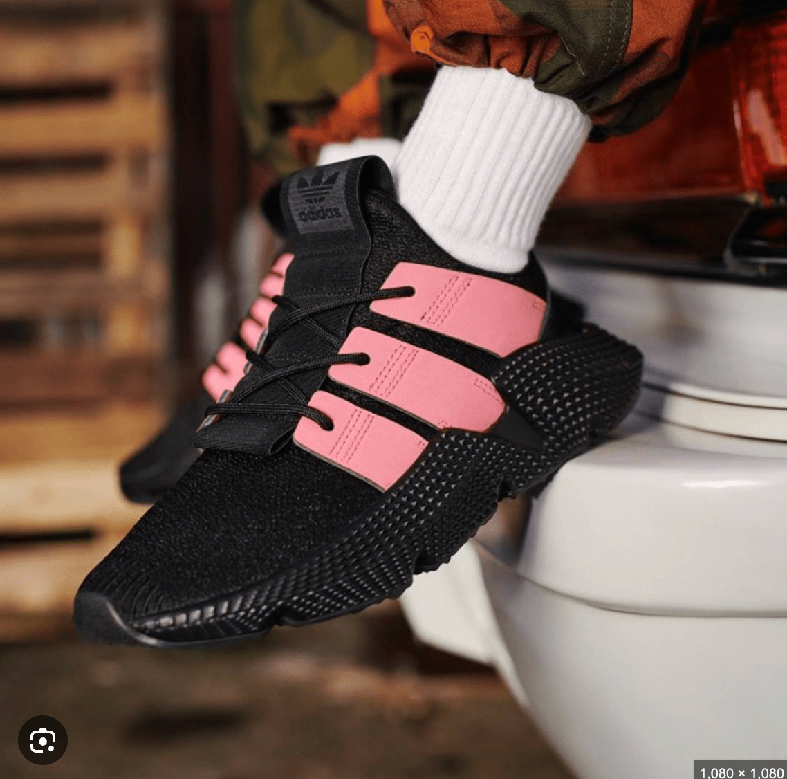 adidas originals / prophere in black + pink / 40 (3897192737476983928)