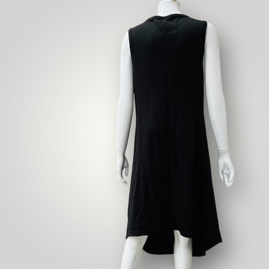 1990s nz vintage / SAKAGUCHI / black dress / 12 / made in nz (3897210914693694311)
