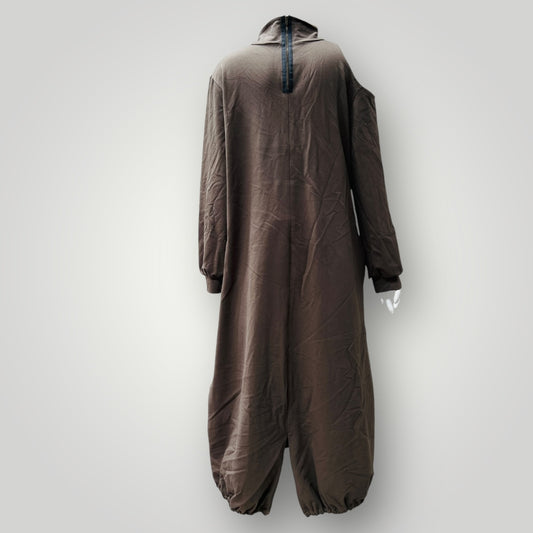 REPERTOIRE / khaki maxi dress / 14 / made in nz (3897210917897933523)