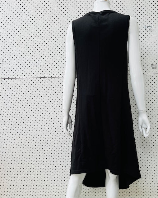 1990s nz vintage / SAKAGUCHI / black dress / 12 / made in nz (3897218894806853662)