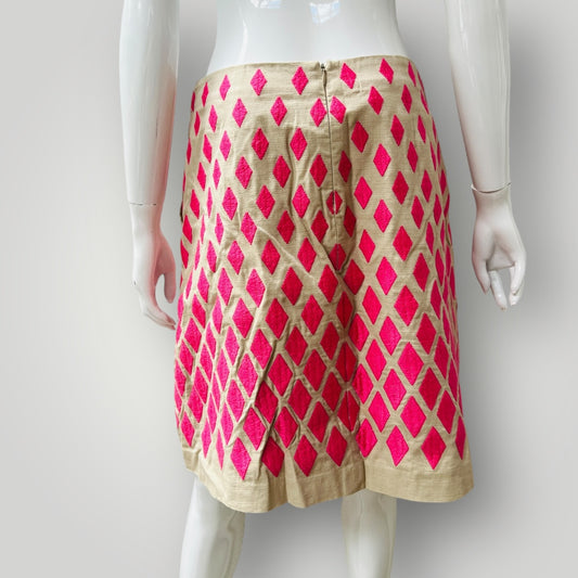 BODEN / pencil skirt with embroidered diamonds / 10 (3897373598328246250)