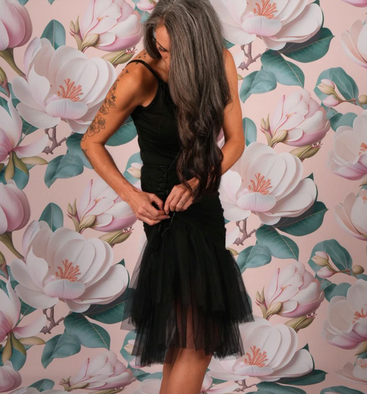 ANNAH STRETTON / tulle skirt or underskirt / m (3897395405348156861)