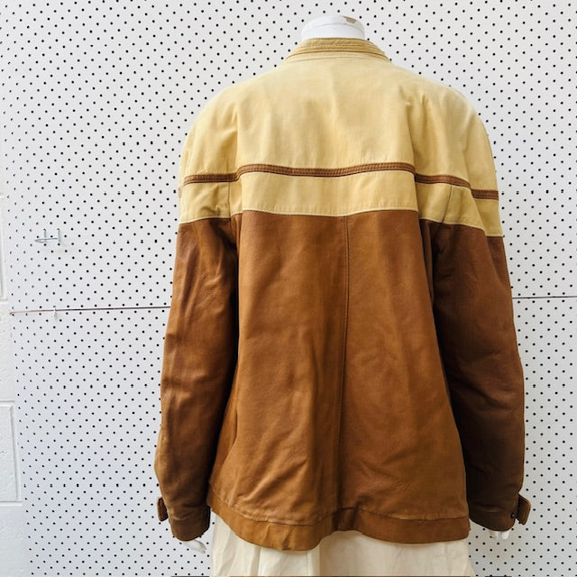 1970s nz vintage / KINGS ROAD / suede jacket / M/L (3897719657367253762)