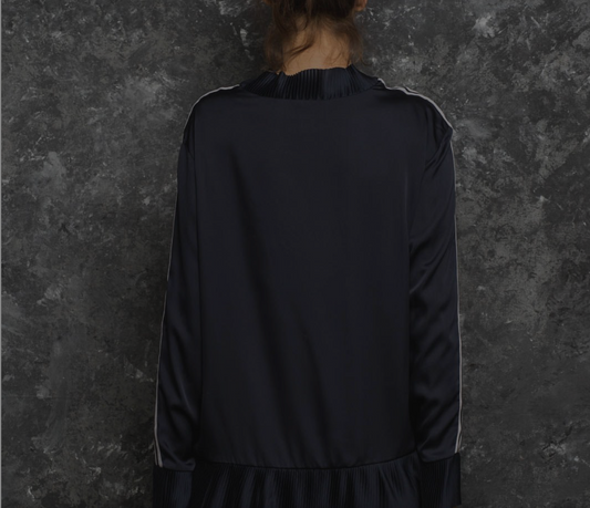 ADIDAS / 3 stripe pleated trim top / 10 (3897975112513548996)