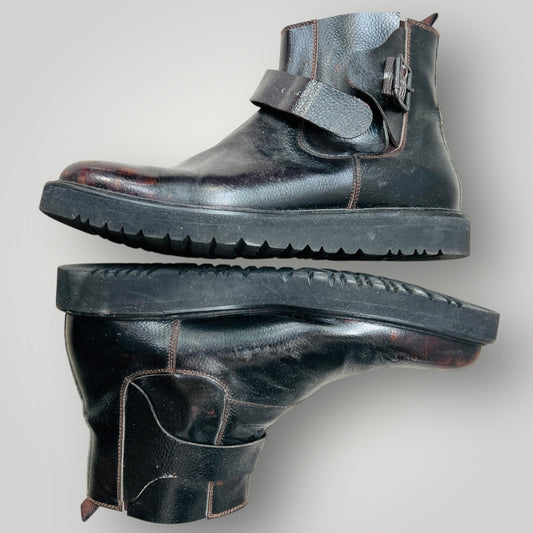 EMPORIO ARMANI / leather boots / (3898401480246422521)