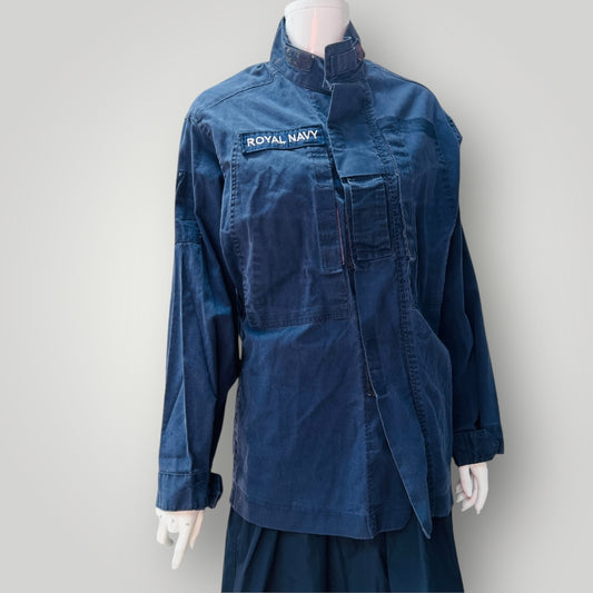 UK vintage workwear / royal navy combat jacket / s (3898514544083076425)
