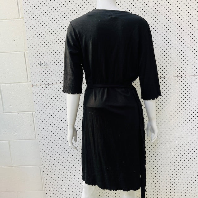 UNtOUCHED WORLD / merino wrap dress / s (3898930938227907936)