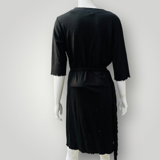 UNtOUCHED WORLD / merino wrap dress / s (3898938909534068742)