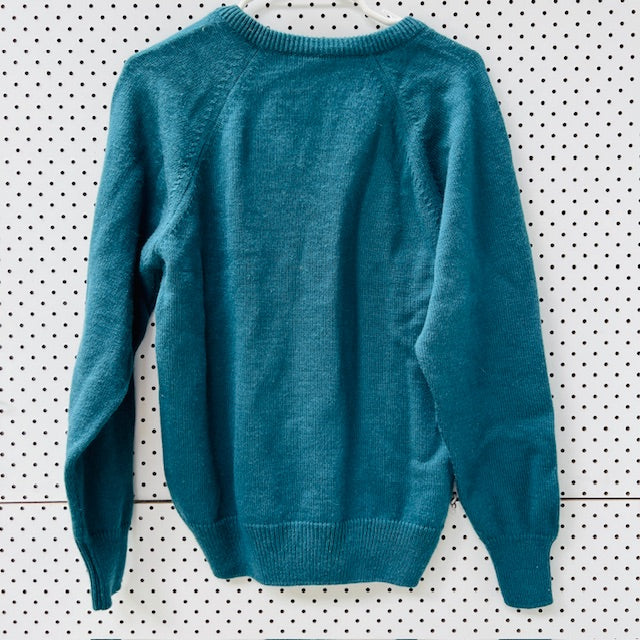 1980s nz vintage workwear / nz railways logo wool jumper / s/m (3899027728892577127)