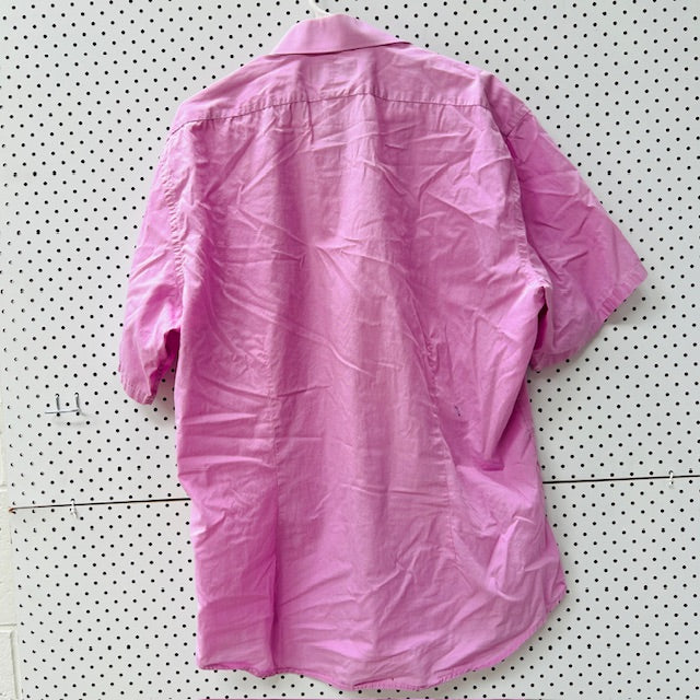NICHOLAS JERMYN / slim fit pink shirt / 44 (3899027896058428012)