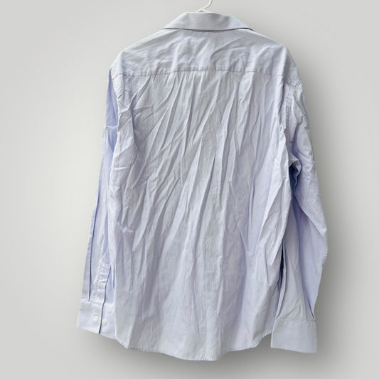FARAH CLASSIC / blue cotton shirt / 42 (3899028312685667069)