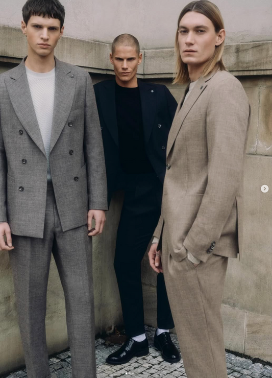 LINEN SUIT / CG club of gents / paul suit in linen / m (3899807180992195892)