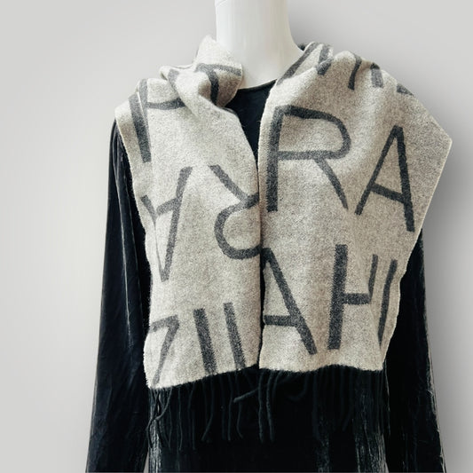 ISAAC MIZRAHI / 100% cashmere scarf (3900238061495207599)