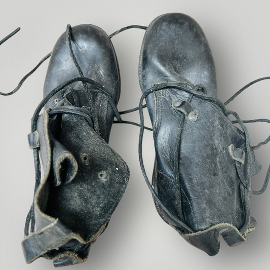 1990s nz vintage / ANDREA BIANI / black leather boots / 5 (3903167130854739924)