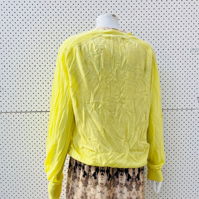 COUNTRY ROAD / yellow cardigan / XL (3903953104373191044)