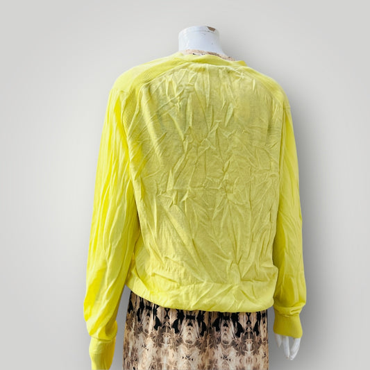 COUNTRY ROAD / yellow cardigan / XL (3903953325561400553)