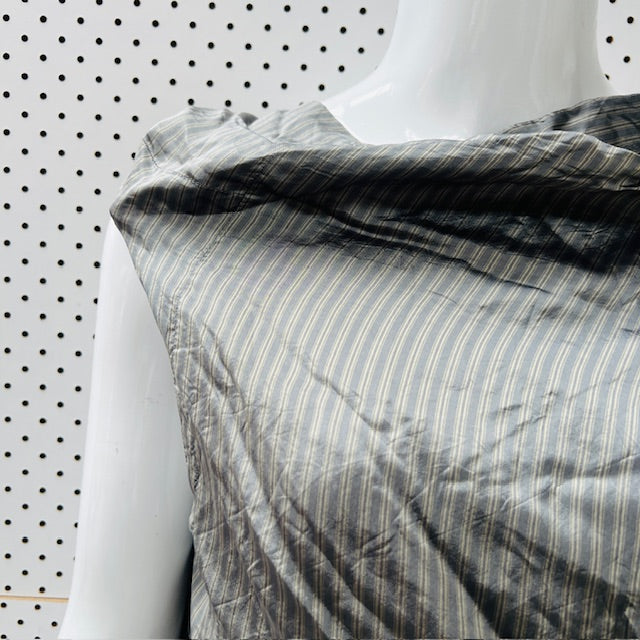 JANE DANIELS / silk wrap top / 14 / made in nz (3904389246086850499)