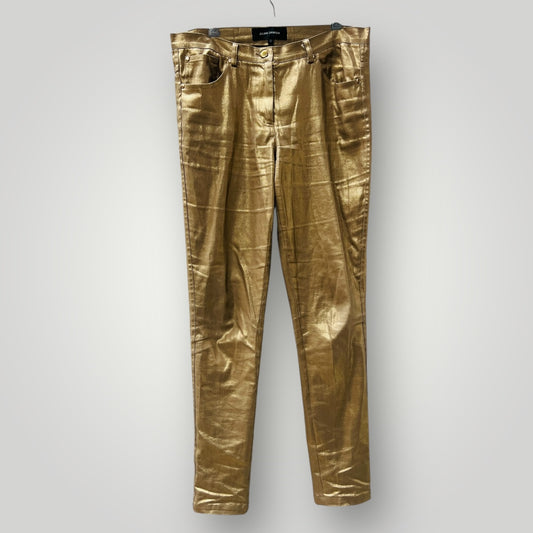 JULIAN DANGER / gold pants / 12 / $289rrp (3904389623959996925)