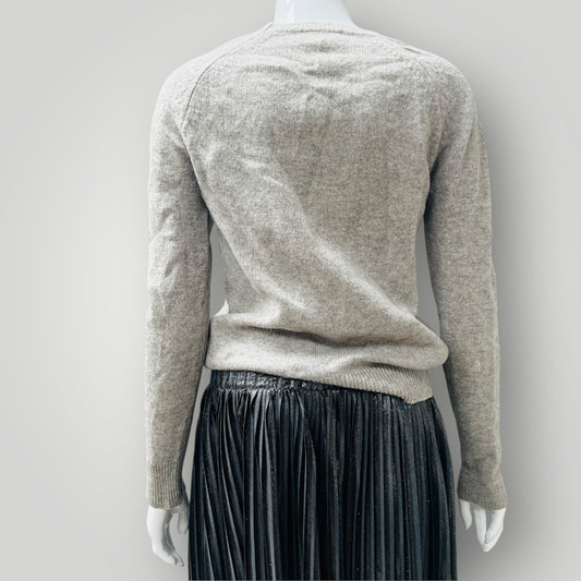 UNIQLO / grey wool jumper / s (3904389649828183052)