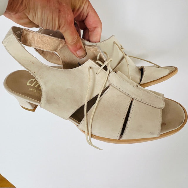 1960s nz vintage / CITIES / leather shoes / 8 (3904996996590262245)