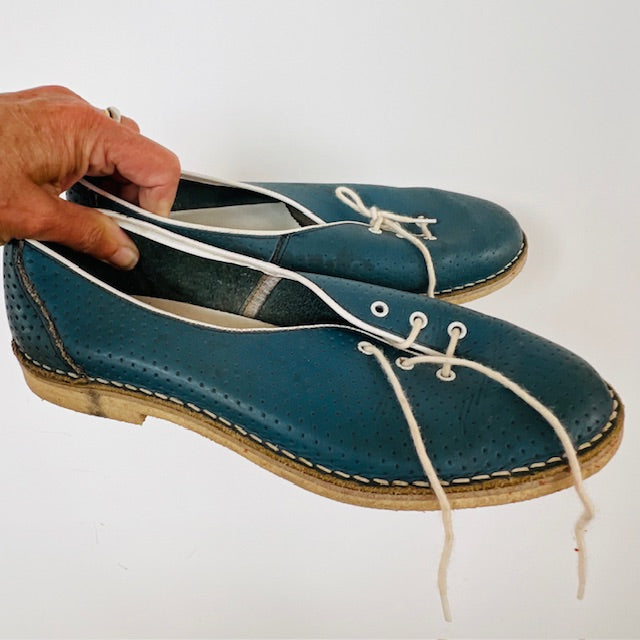 1970s nz vintage / VAGABOND / leather shoes / 7 (3904997008012300229)