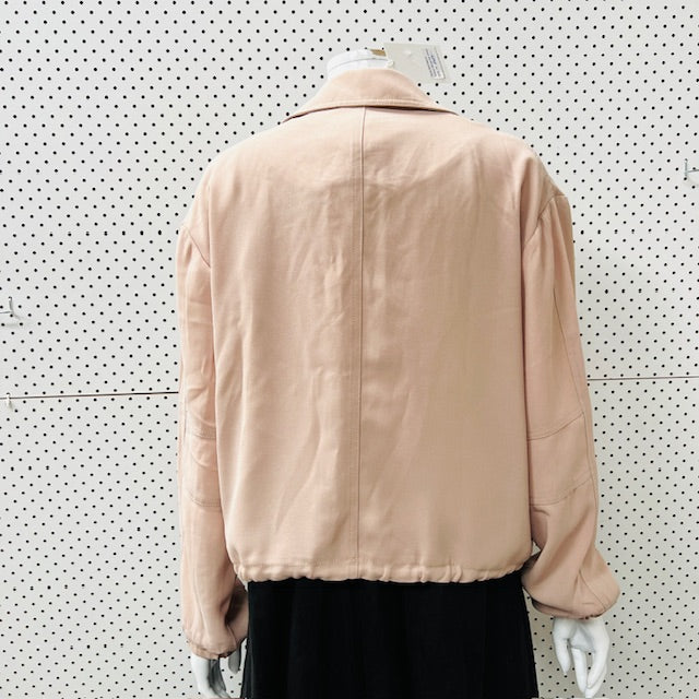 BLACKSTONE / peach bomber / 10 / designed in nz / new (3906272970969818850)
