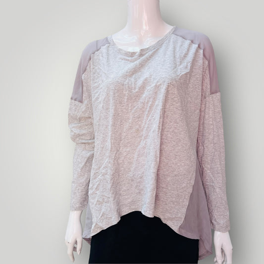 MOOCHI / Grey Long Sleeve Top / L (3906984542487479254)