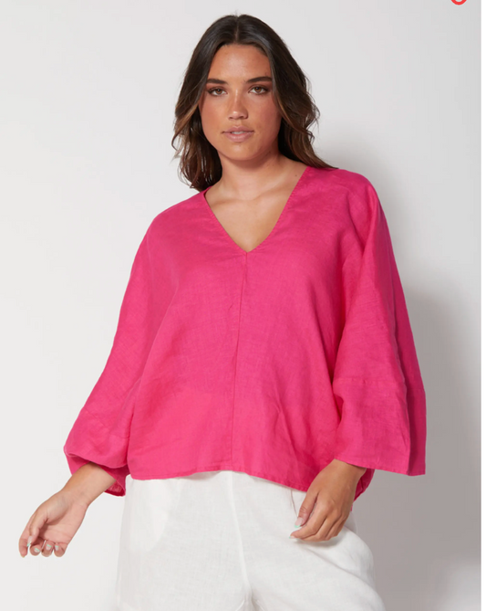 Dear Sutton / Nomi top / Beetroot / 16 (3907490693041732354)