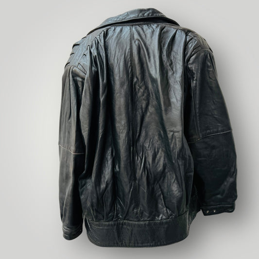 1980s nz vintage / KINGS ROAD / Proper NZ made leather jacket / 12 (3907496123993309313)