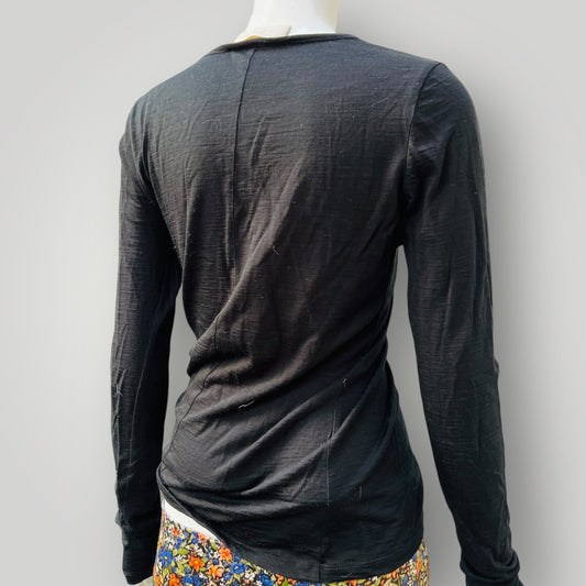 GREGORY / merino longsleeved / s / made in nz (3907569703292653107)