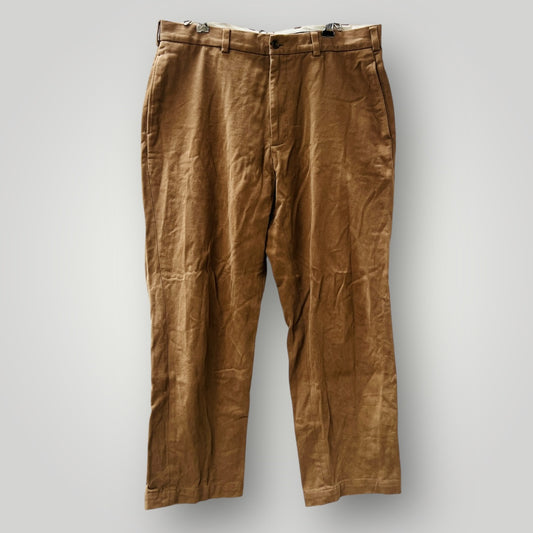 BROOKS BROTHERS / brown chinos / 36/30 (3907685541976897859)