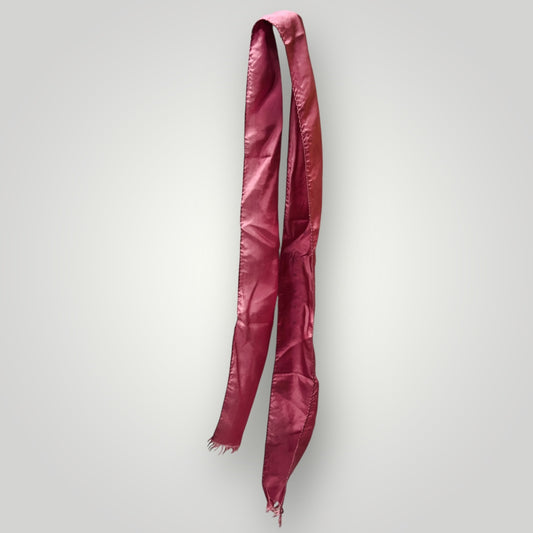 vintage SILK / long scarf / pink (3907685548449616846)